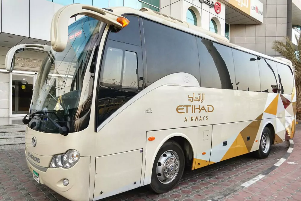 shuttle bus dubai to abu dhabi air free busport
