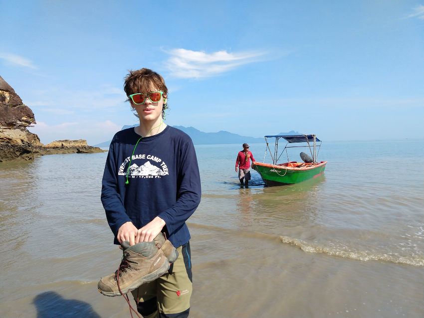 Boat to Bako National Park Sarawak Travel Blog