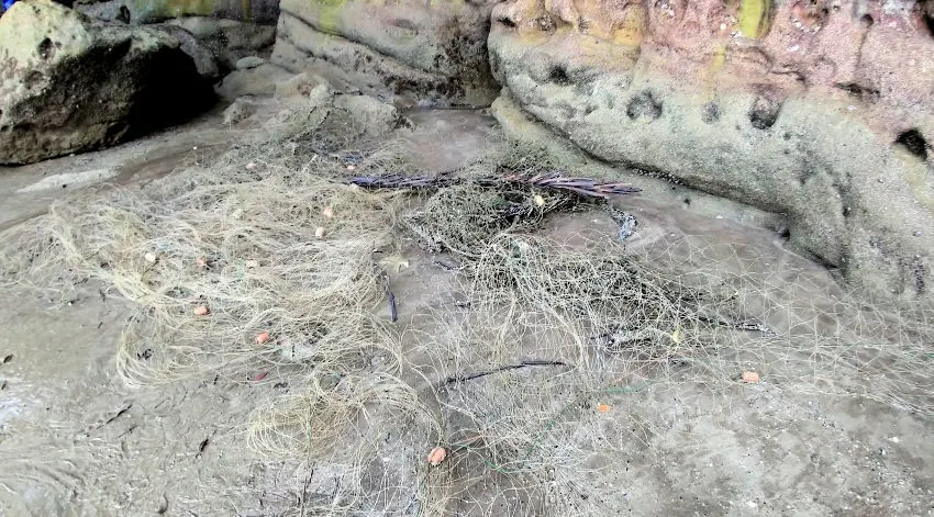 A Ghiost net at Bako National Park Sarawak. Through this blog I want to promote conservation and eco awareness