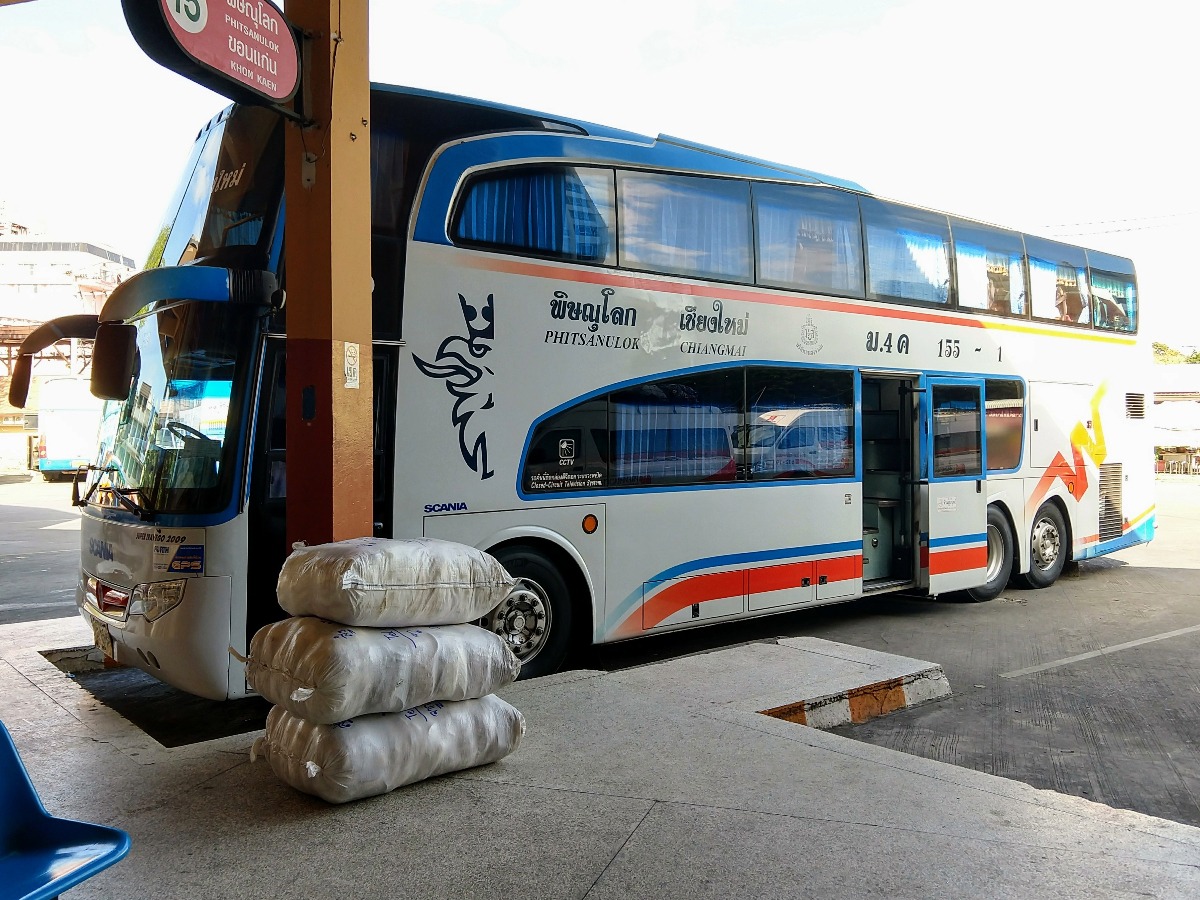 onward travel from Thailand bus
