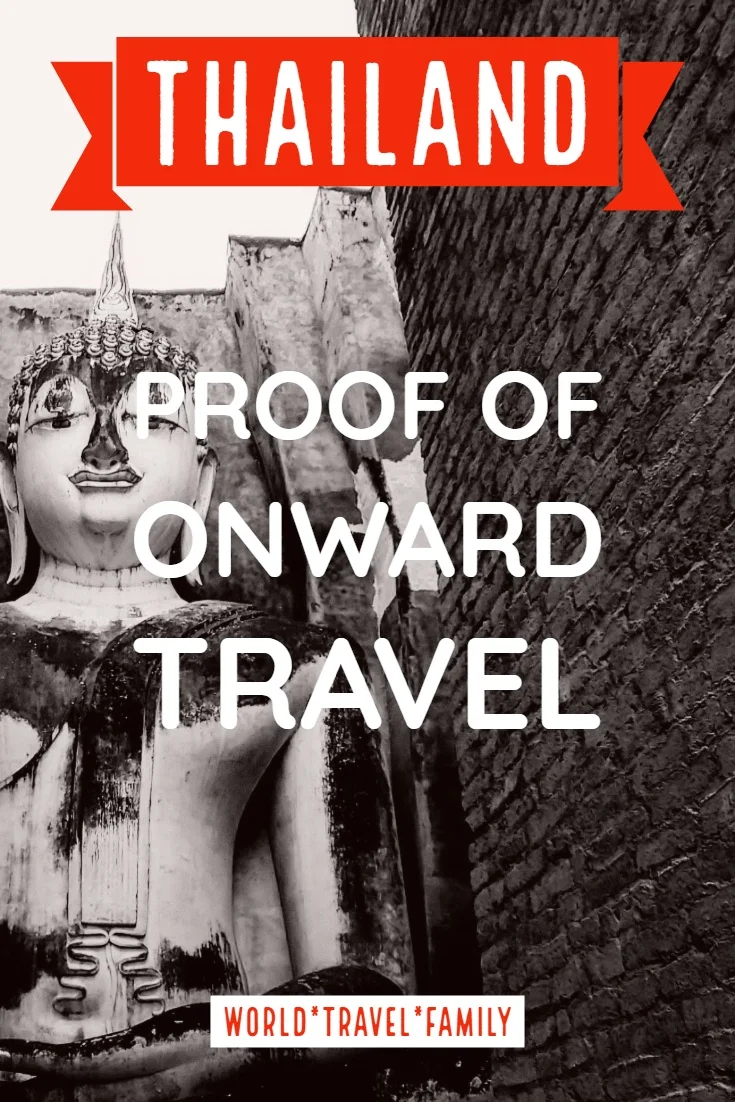 Thailand Proof Of Onward Travel flights entry