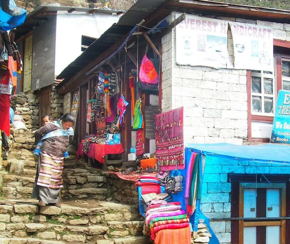Sherpa Woman Namche Bazaar