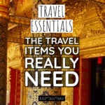 Travel essentials graphic