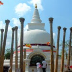 Beautiful temple in Sri Lanka Anaradhapura iis one of the best places to visit