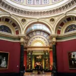 Inside the national gallery of art London