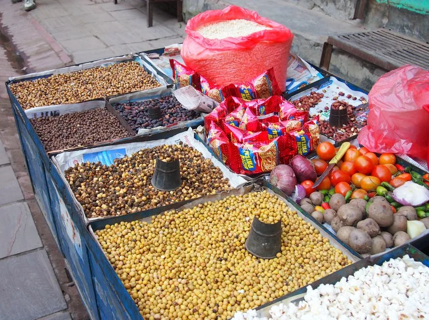 Street Food Cart Nepali Street Food Snacks