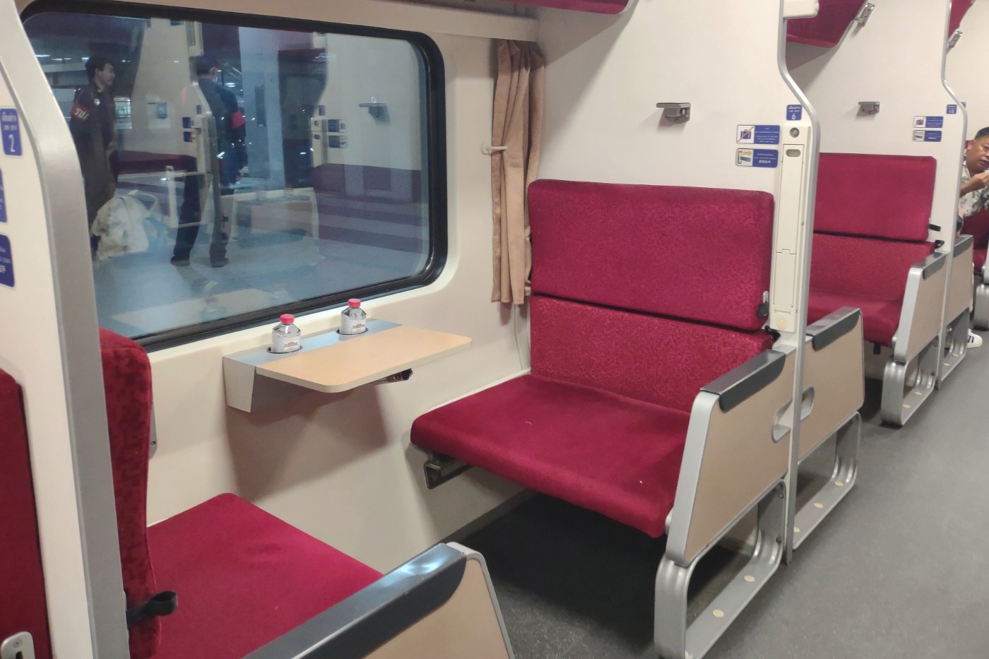 2nd class AB carriage Thai sleeper train