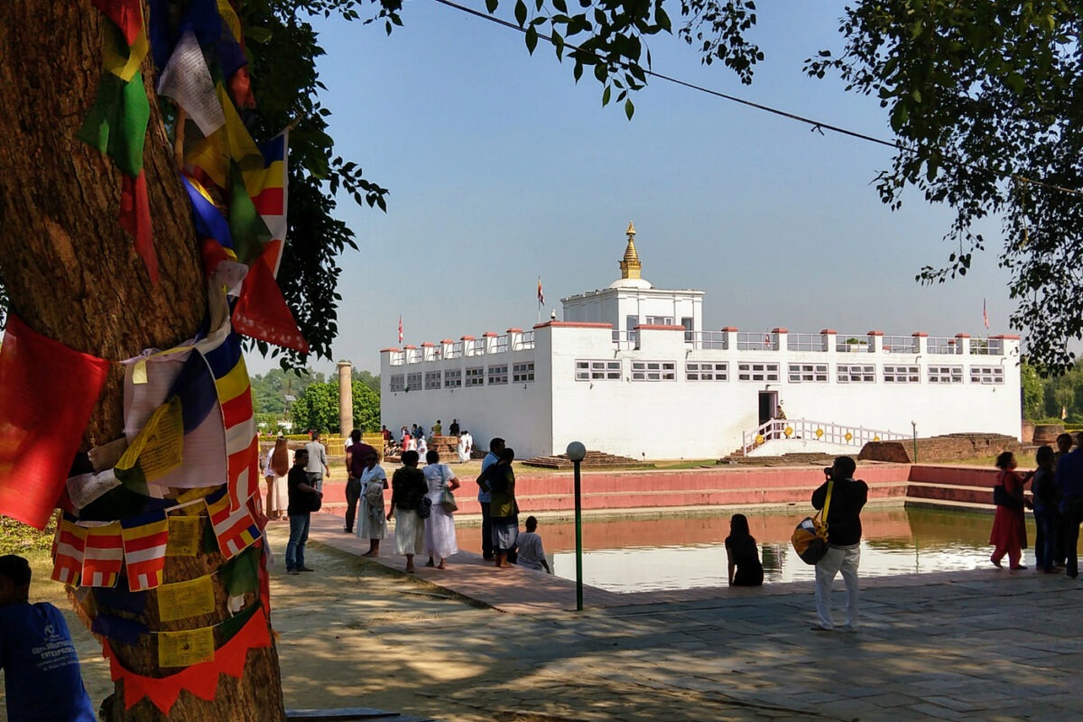 Building marking the birthplace of Lord Buddha.