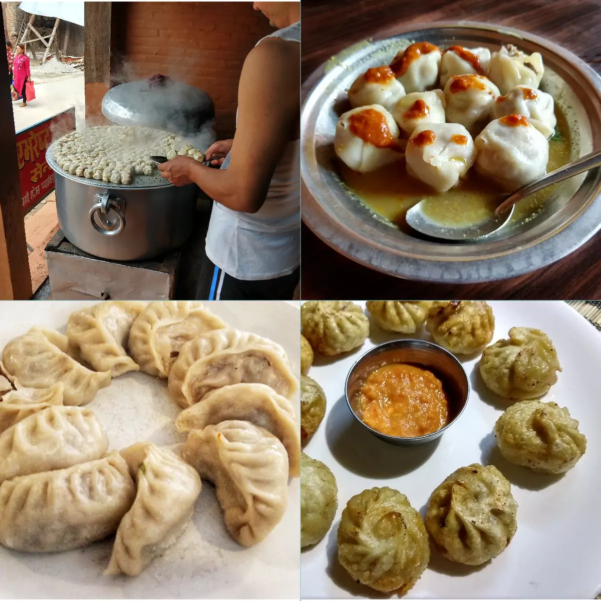 Nepali food momo