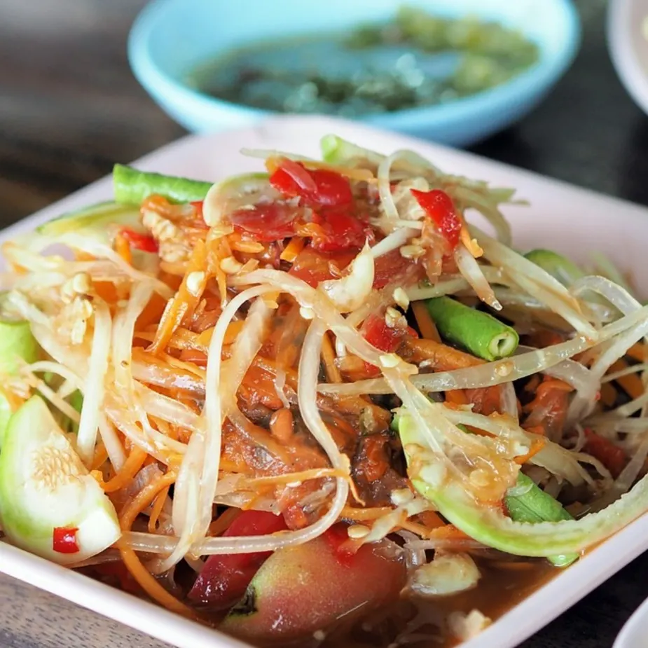Thai Food Papaya Salad