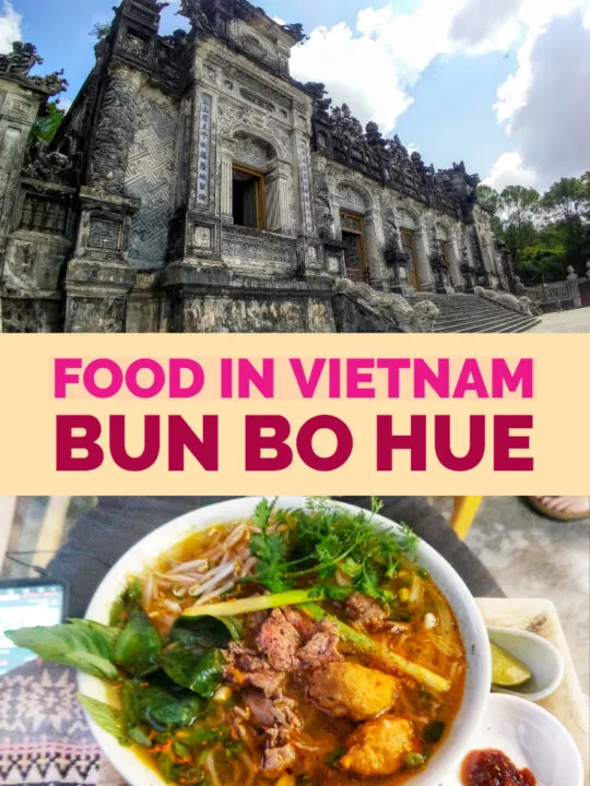 Food in Vietnam Bun Bo Hue