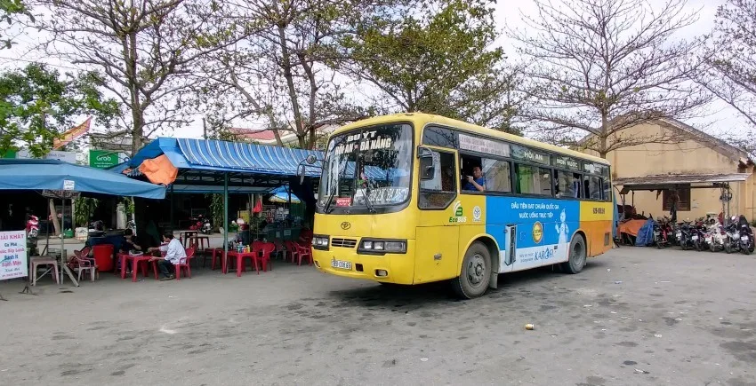 Danang to Hoi An by local bus
