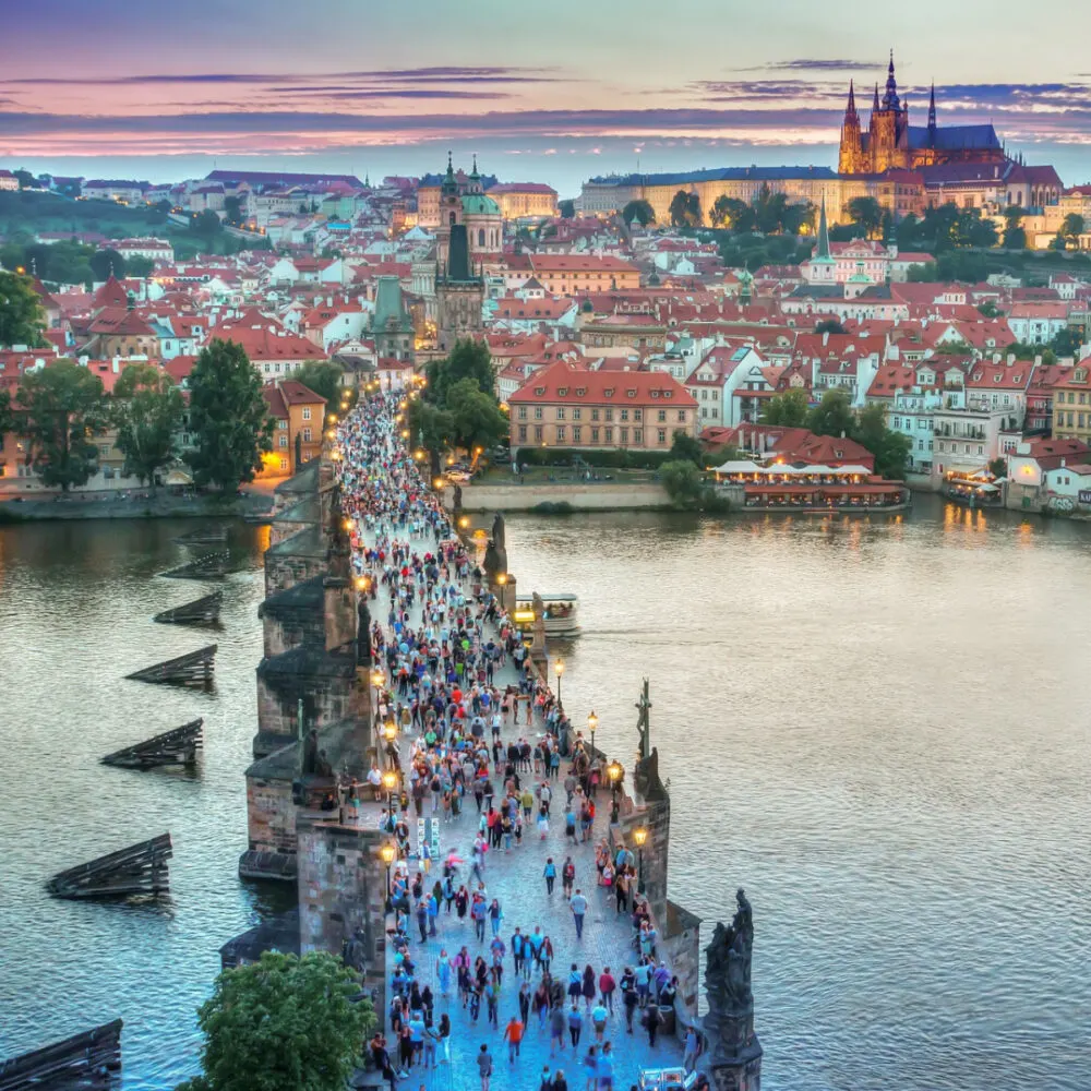 best places to visit in europe prague city bridge