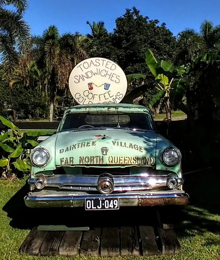 Daintree Village Old Car