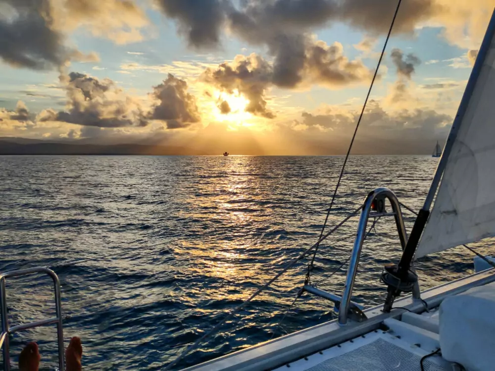 Sunset sail port douglas