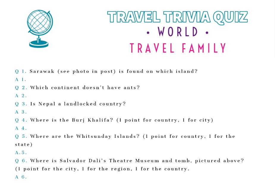 Travel Trivia Quiz