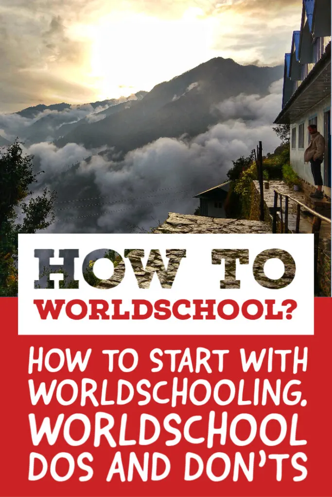 How to Worldschool for Pinterest