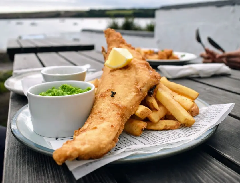 British fish and chips