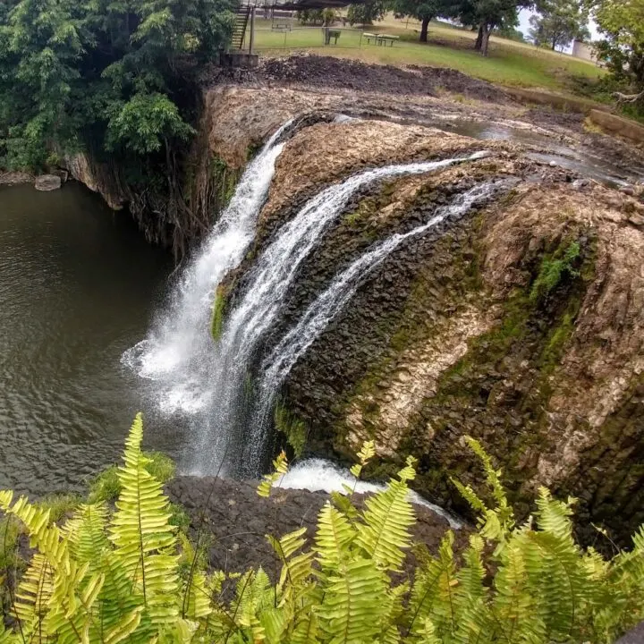 Paronella Park Waterfalls in the dry season