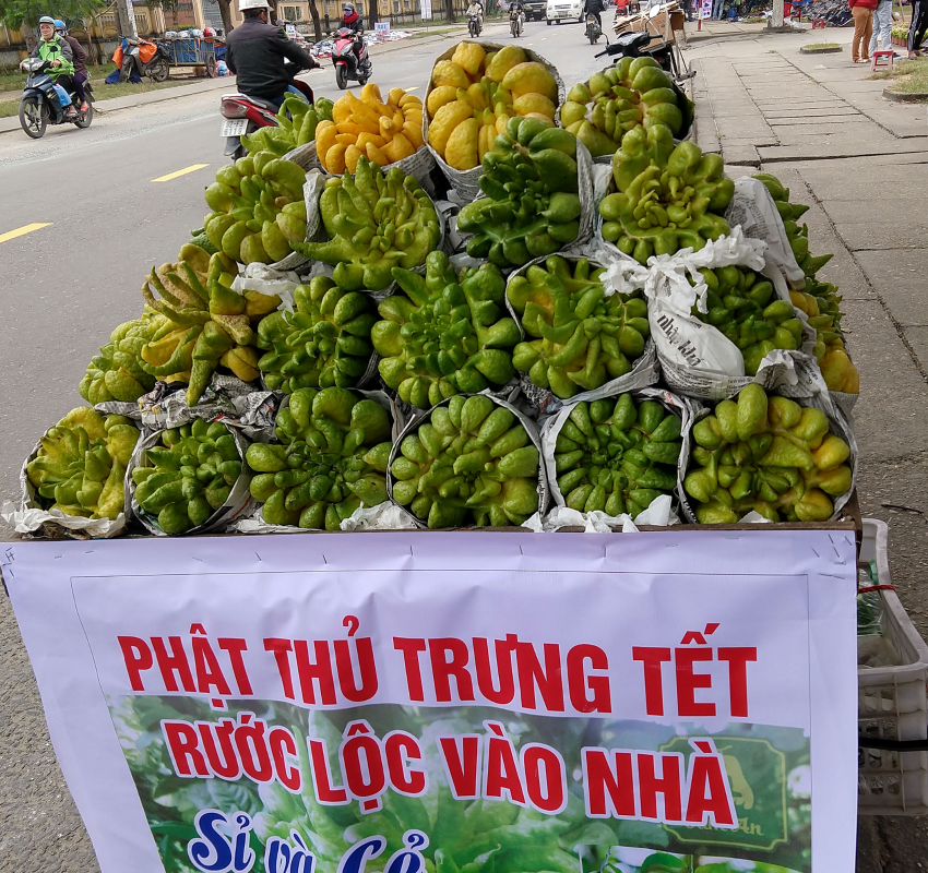 Foods eaten at Tet Buddha's Hands