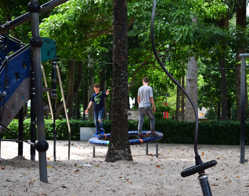 Vietnam with kids playground Saigon