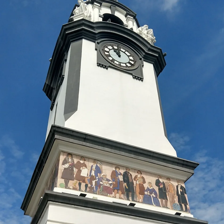 ipoh figures on the birch memorial clock tower
