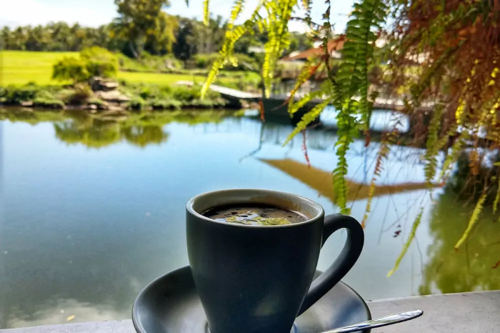view golf course Port Douglas breakfast restaurant coffee