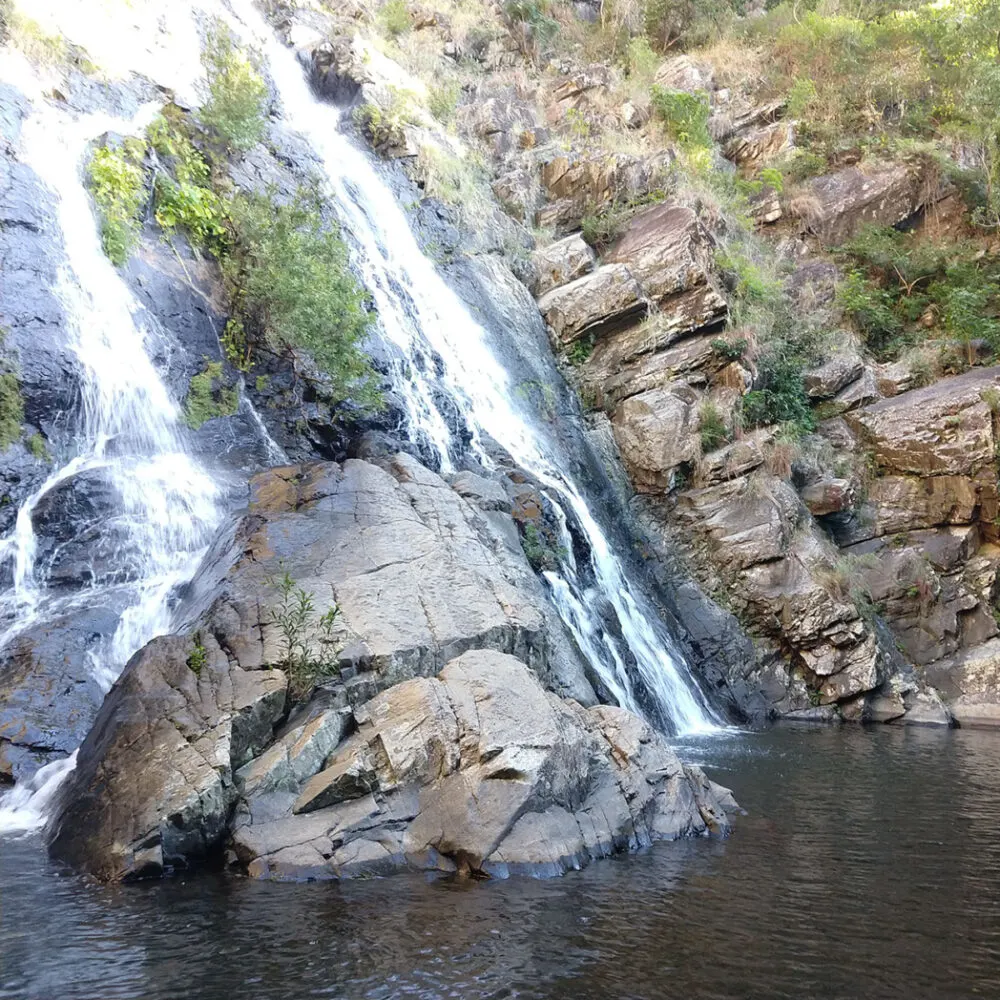 The waterfalls at Hartley's Creek north of Cairns