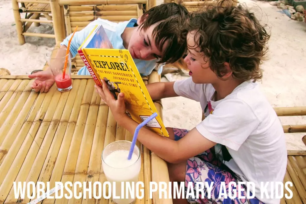 worldschooling primary aged kids
