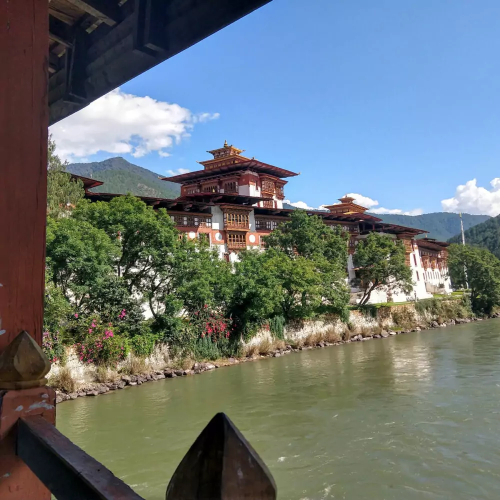Bhutan beautiful building dzong Bhutan