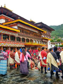 Bhutan traditional dress robes costume men and women
