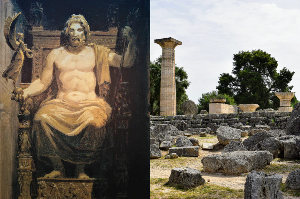 7 ancient wonders of the world statue of zeus