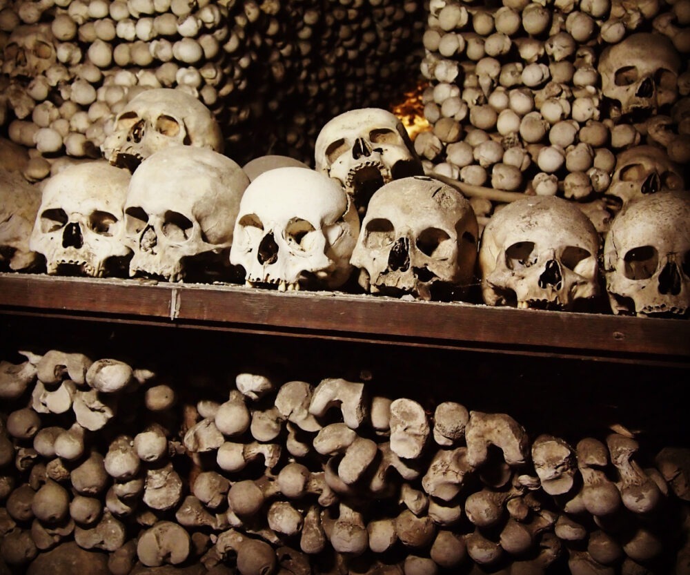 The bone church prague ossuary