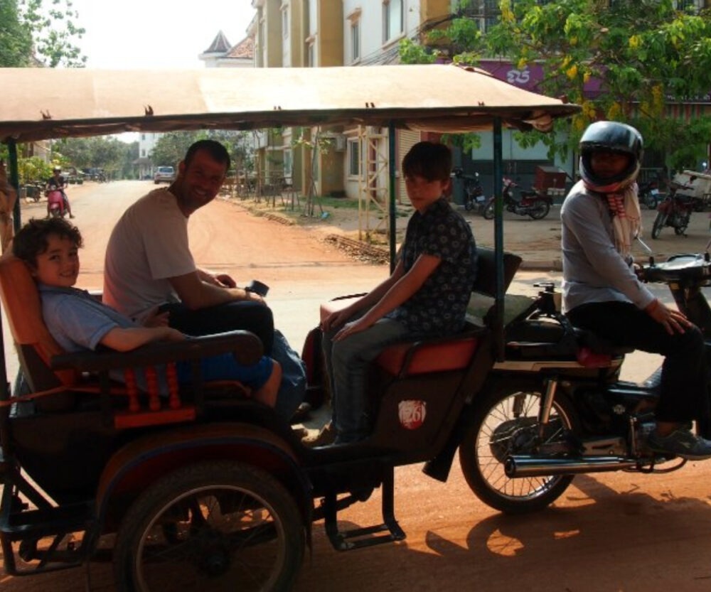 Siem reap taxi motorbike