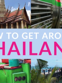 how to get around thailand
