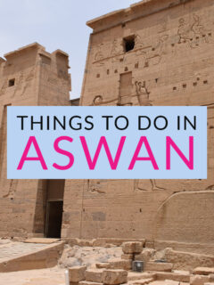 Things to do in Aswan Egypt