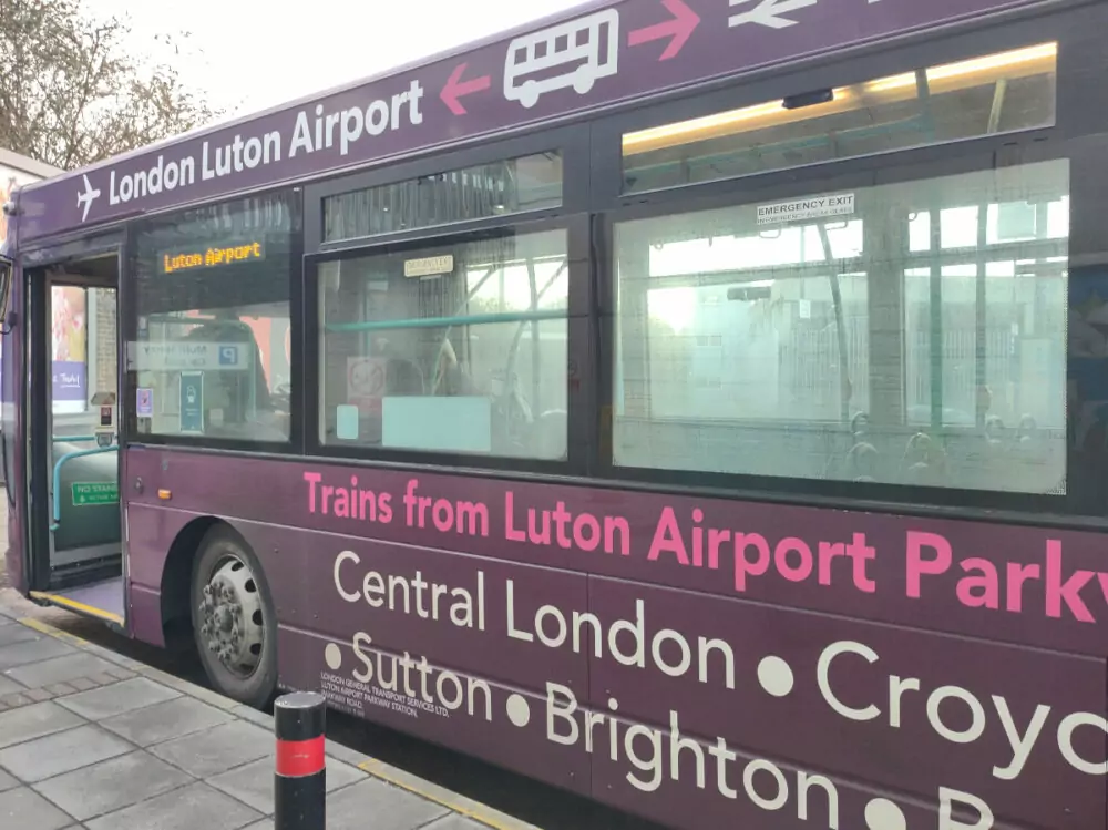 Easy to get to Luton from London for Wizz Air to Jordan