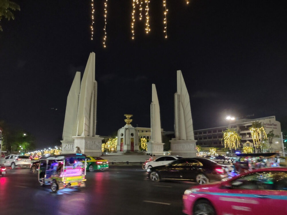 Democracy Monument Bangkok by Night