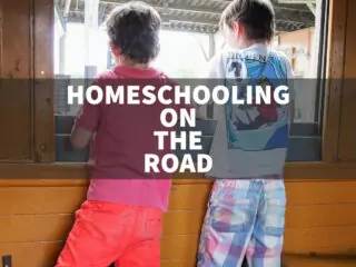 homeschooling on the road kids