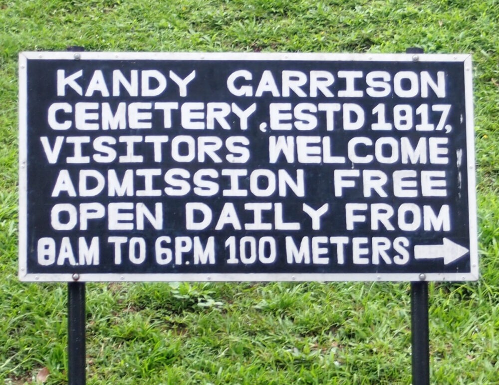 The Garrison Cemetery Kandy, photos