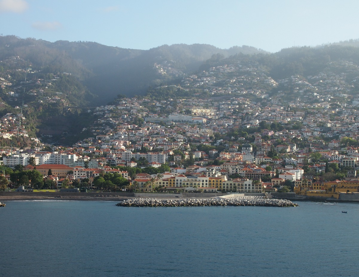 view of madeira from our balcony stateroom norwegian cruise