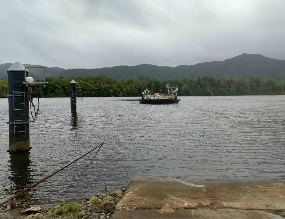 River ferry to Daintree National Park