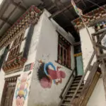 Bhutan wall art Phallus