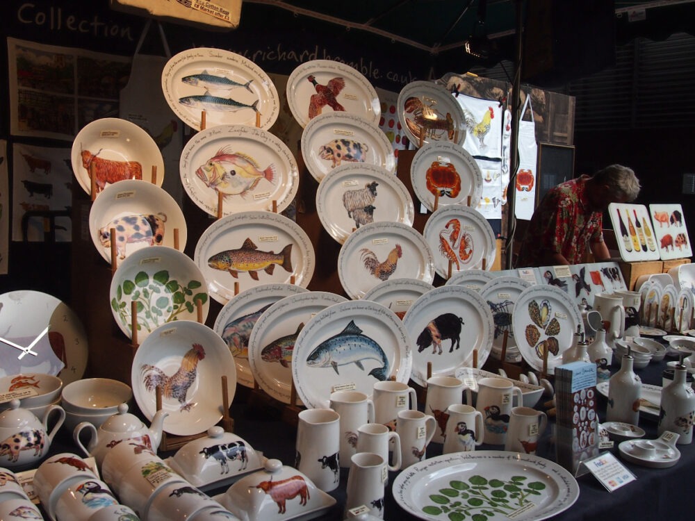 Borough Market ceramics stall
