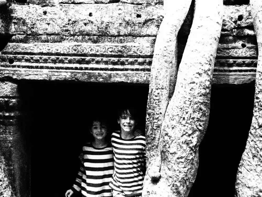 AngkorWat Cambodia with kids