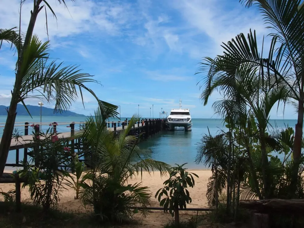 Thailand ferry between islands