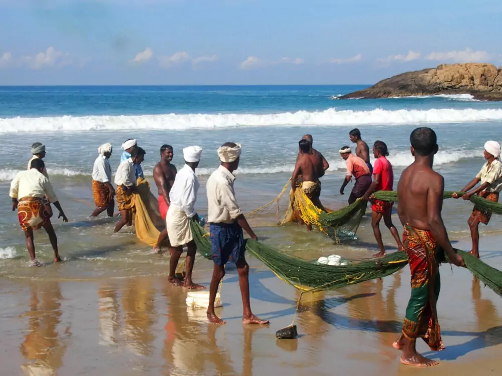 Kovalam Beach fishermen