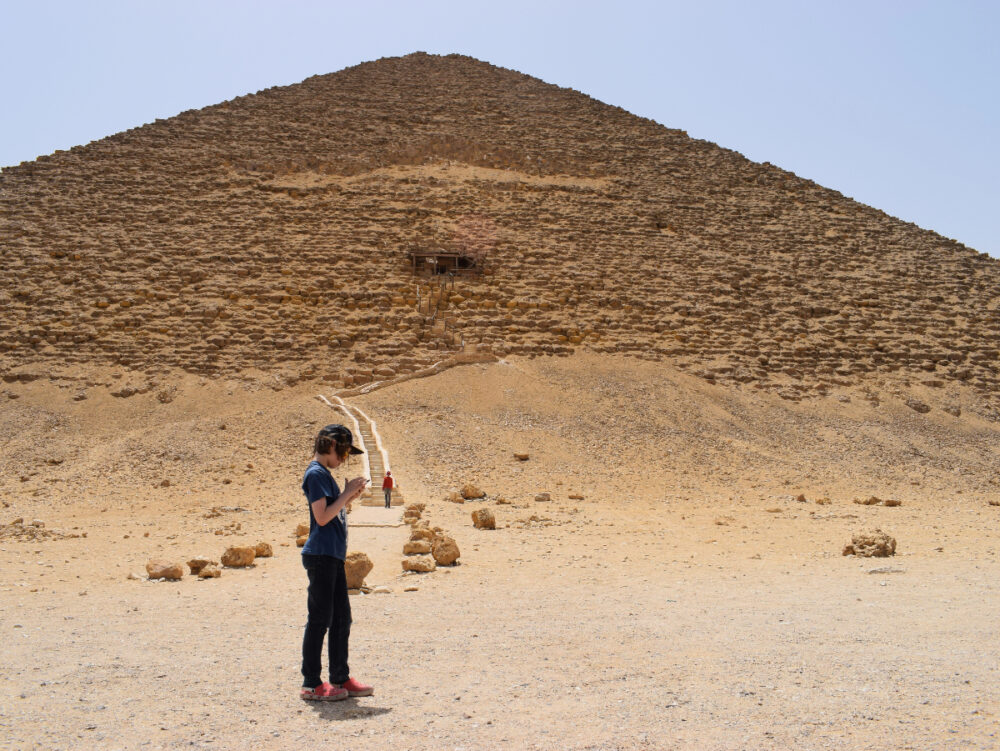 Pyramids in Egypt with kids