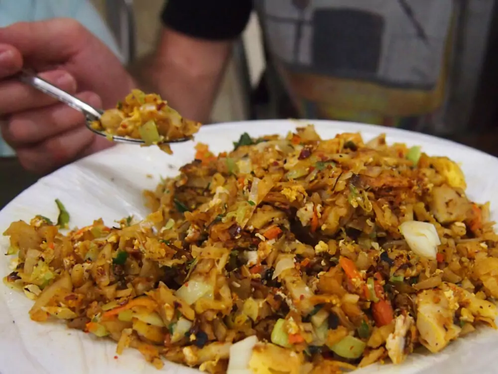 Sri Lankan Koyu Roti