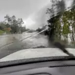 Flooding, rain, and damage after the tropical cyclone